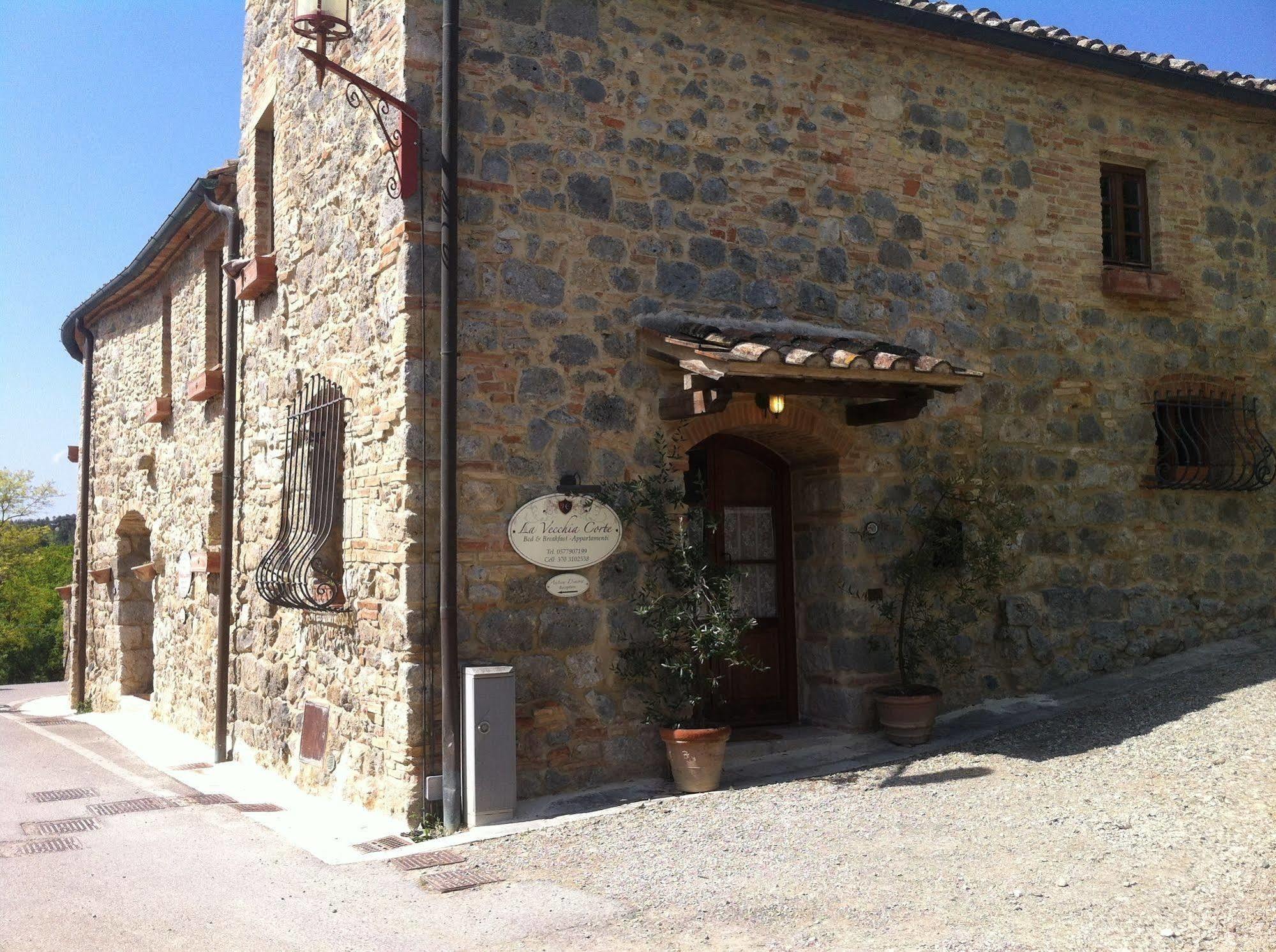 La Vecchia Corte San Gimignano Eksteriør bilde